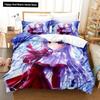 3D Print Anime Angel Beats Bedding Set Duvet Cover Bed Set Quilt Cover Pillowcase Comforter king Queen Size Boys Adult Bedding