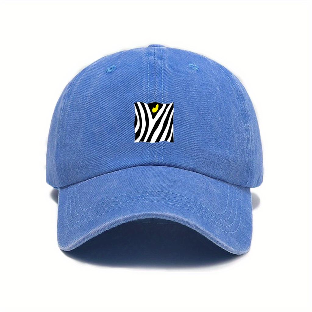 Trendy printed baseball cap for daily casual commuting, suitable for both men and women in hip-hop style