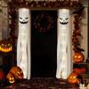 Waterproof Hanging Spooky Flag Luminous Ghost Hanging Decoration  Backyard