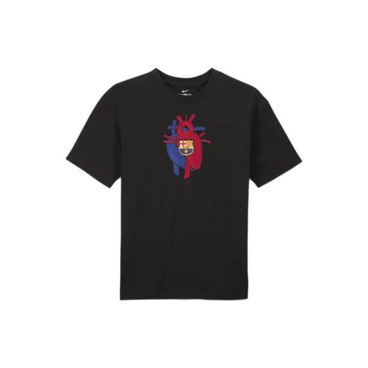 

Футболка Nike FC Barcelona x Patta Max90 Черные мужские топы FJ4208-010 M