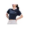 New Adidas T Shirt Women's College Navy/White JC8710