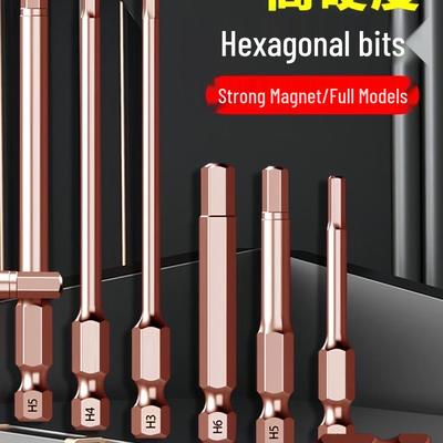 Industrial-Grade Strong Magnetic Hex Bit Extension for Electric & Pneumatic Screwdrivers and Drills