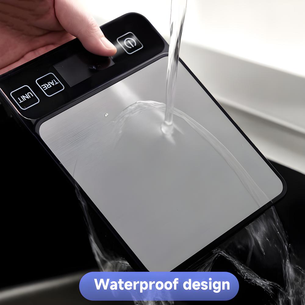 Food Scale 10 Kilograms Digital Kitchen Scale Grams and Ounces 1G Precise Scale Easy to Clean Stainless Steel