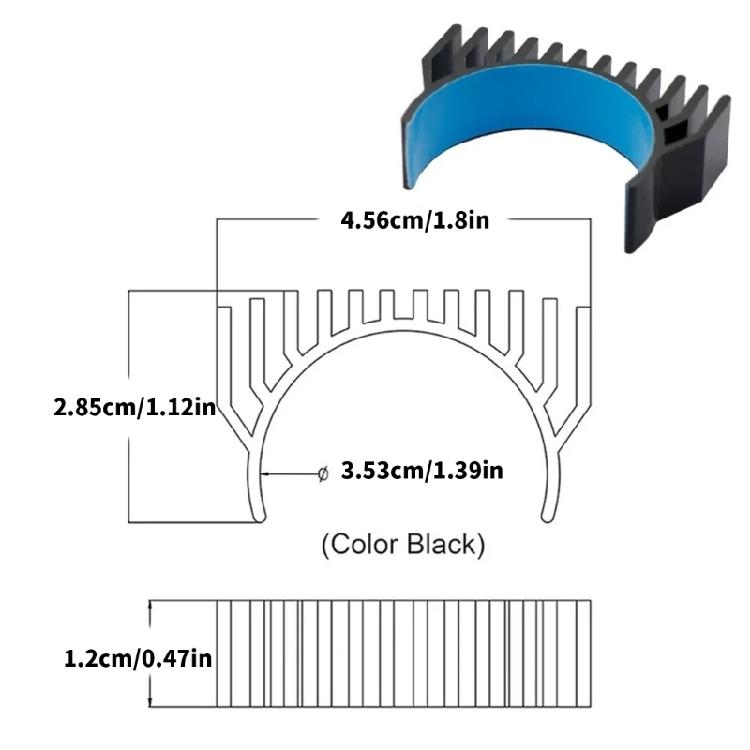 Aluminum Heat Sink Durability For 36mm Stepper Motors For K1C Extruder Motors Improves Long Service
