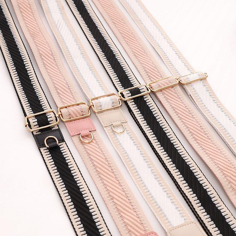 Einfarbige Schräge Span Tasche Schultergurt Zubehör Einzelne Schulter Crossbody-Gurt Verstellbarer Ersatz-Taschengurt Lanyard