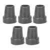 5PCS 22mm Single Angle Cane Tips Imitation Tire Texture Preservative Nonslip Rubber Translucent 7Celsius8in Crutch Tips for Cane