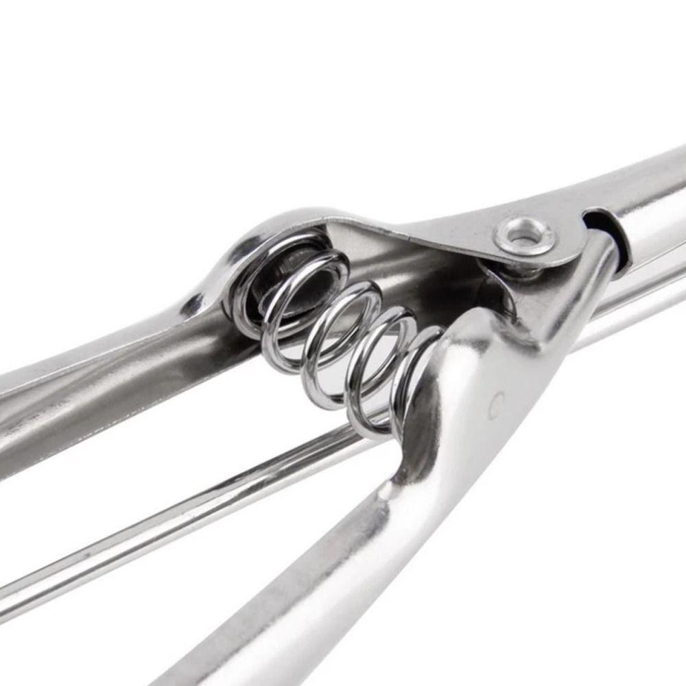 Výprodej Kuchyňské doplňky Nerezová ocel Pružinová rukojeť Naběračka na bramborovou kaši Potravinářská Lžíce na zmrzlinu