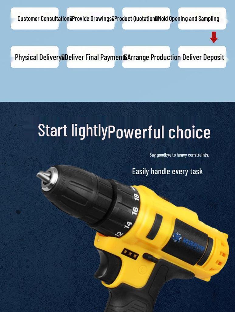 Rechargeable Electric Drill DIY Tool Set