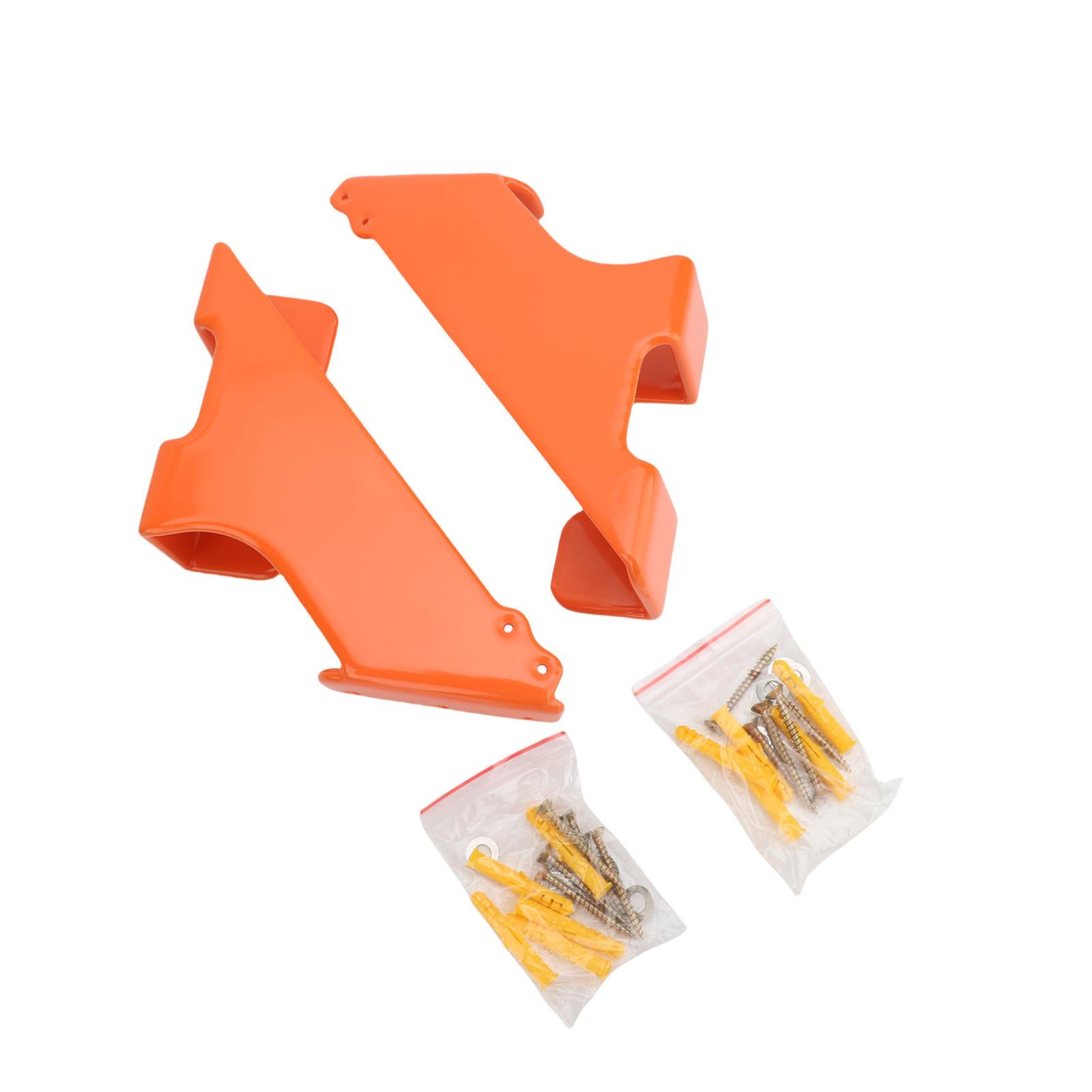 

2PCS Chainsaw Hanger Steel Wall Mount Heavy Duty Chainsaw Holder Garage Storage Organizer for Workshop Orange