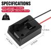 Power Connector Adapter Dock Holder With I/O Switch for  14.4-60V Li-Ion Battery Power Tool Battery Converters