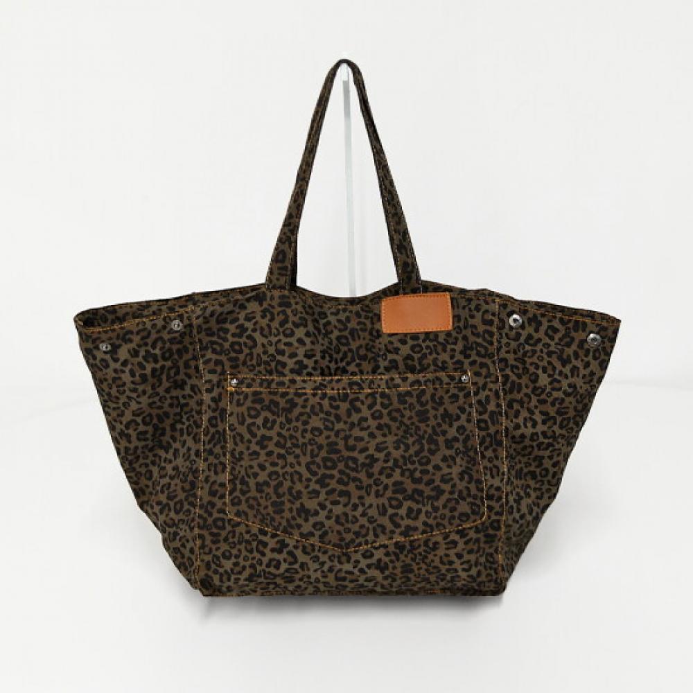 Fromheaven Leopard Pattern Shoulder Bag Bobusan