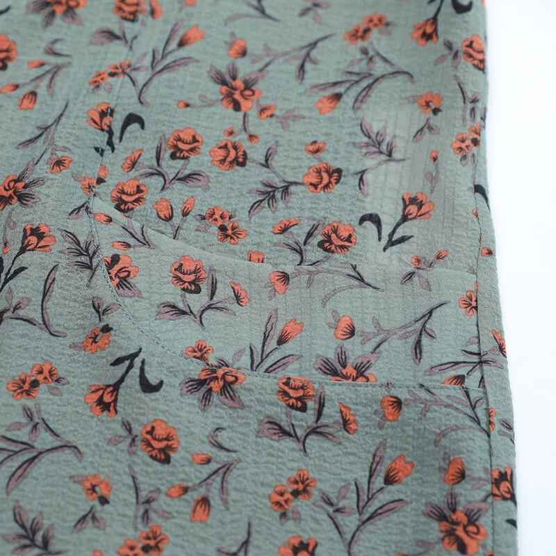 SIFONE Women's Spring Floral Lapel Blouse
