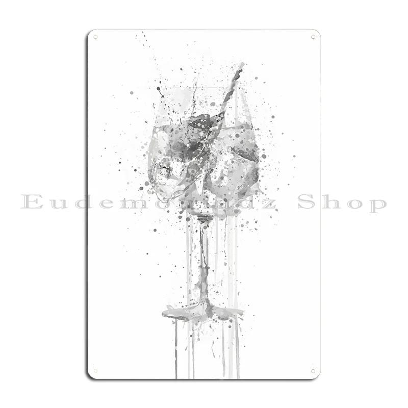 Tonic Goblet Metal Sign Painting Design Garage Wall Decor Garage Tin Sign Poster 20X30CM