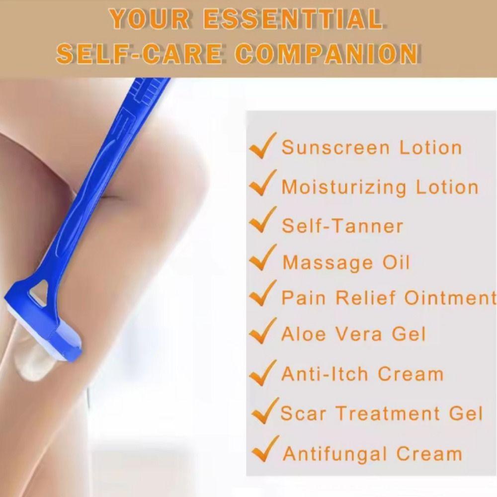 Non-Slip Grip Back Lotion Applicator Ergonomic Cream Applicator  Skin Care