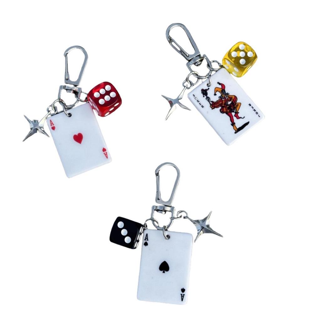 Breloc cu farmec și ornament de talie Ainsworth Poker God cu elemente multiple