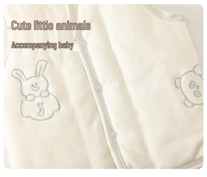 Warm Cotton Padded Baby Vest for Newborns and Toddlers - Unisex, Autumn/Winter/Spring