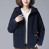 Women's Winter Fleece-Lined Cotton Coat – Mother's Style, Thickened Outerwear for Middle-Aged and Elderly, New Autumn/Winter Down Cotton Jacket