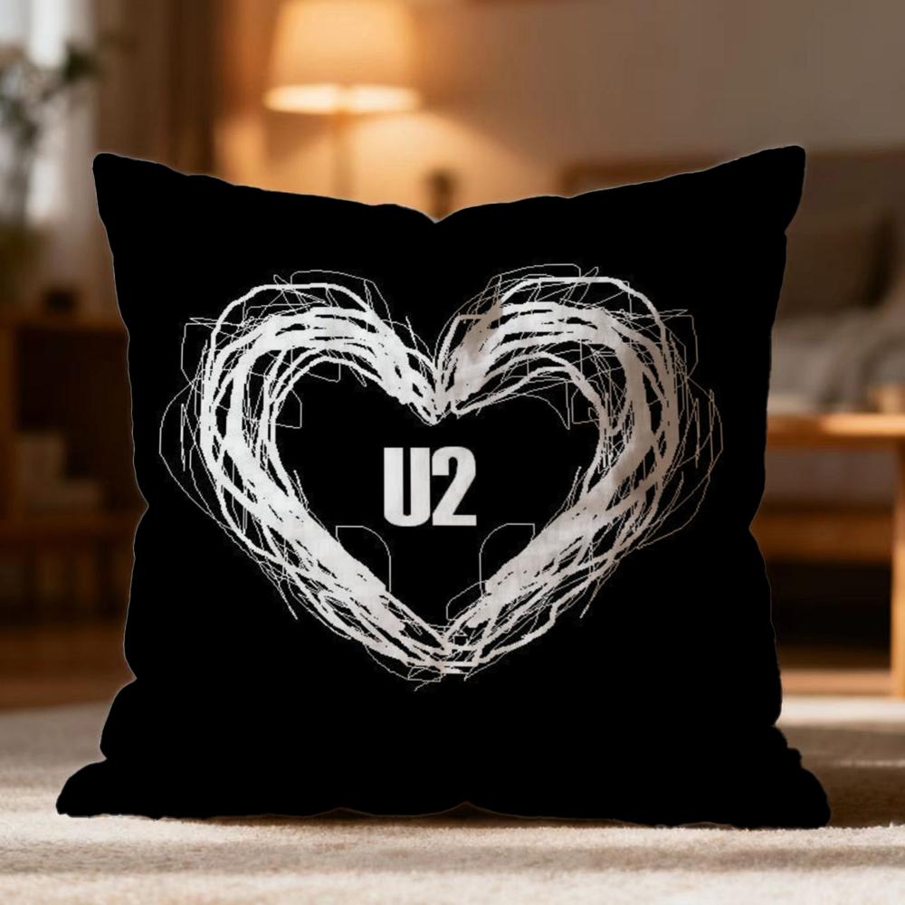 Fashion U-UU2 Cushion Cover Soft Washable Pillow Case Multi-Scene for Couch Bed Travel Office Use