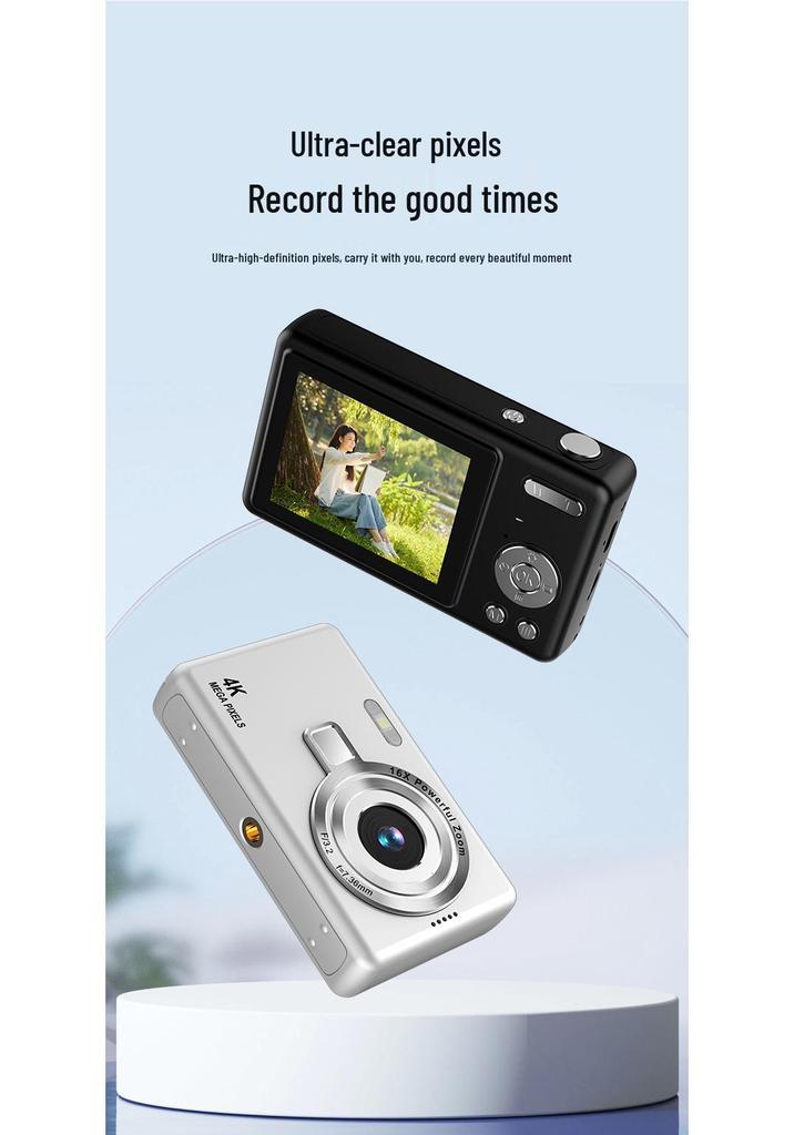 Q12 Retro CCD Digital Camera for Photos & Videos - Portable Student & Children's Holiday Gift