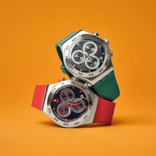 Swatch Carbon Green YVS525 watch