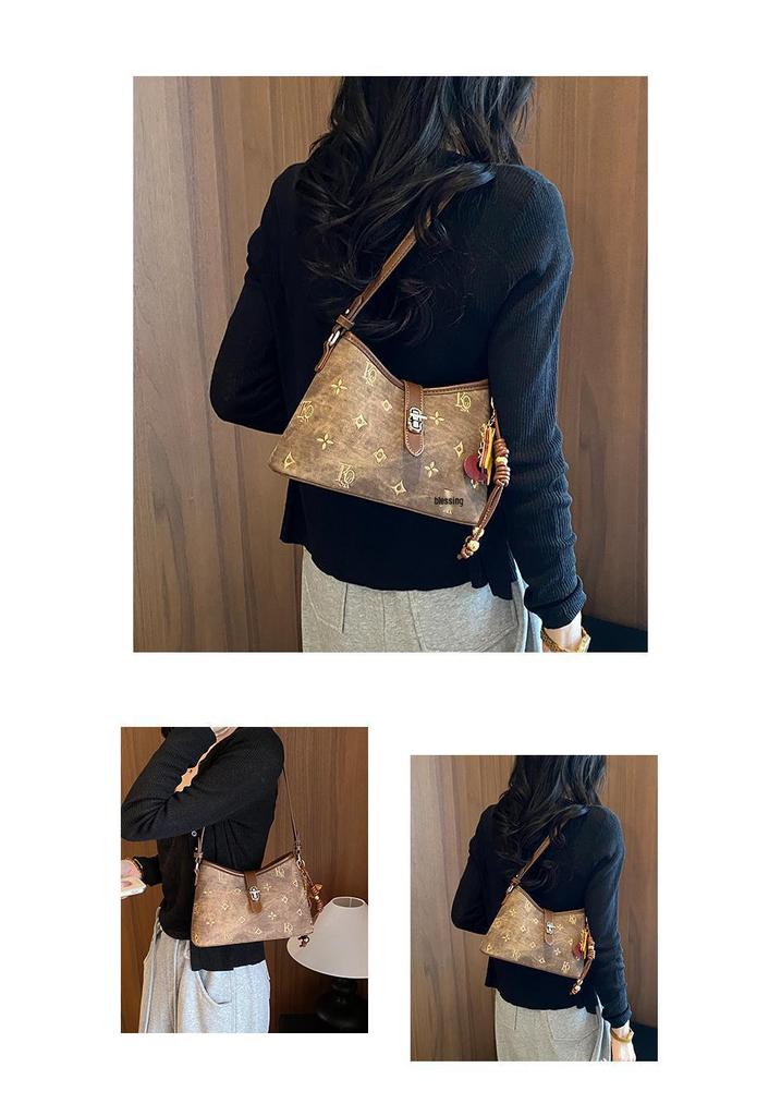 Women's High-End Embroidered Underarm and Crossbody Bag (2026)