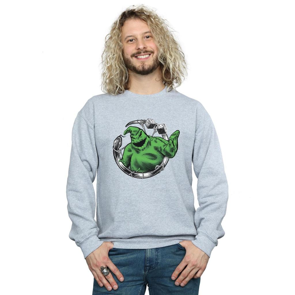 Disney Mens Nightmare Before Christmas Roll The Dice Sweatshirt