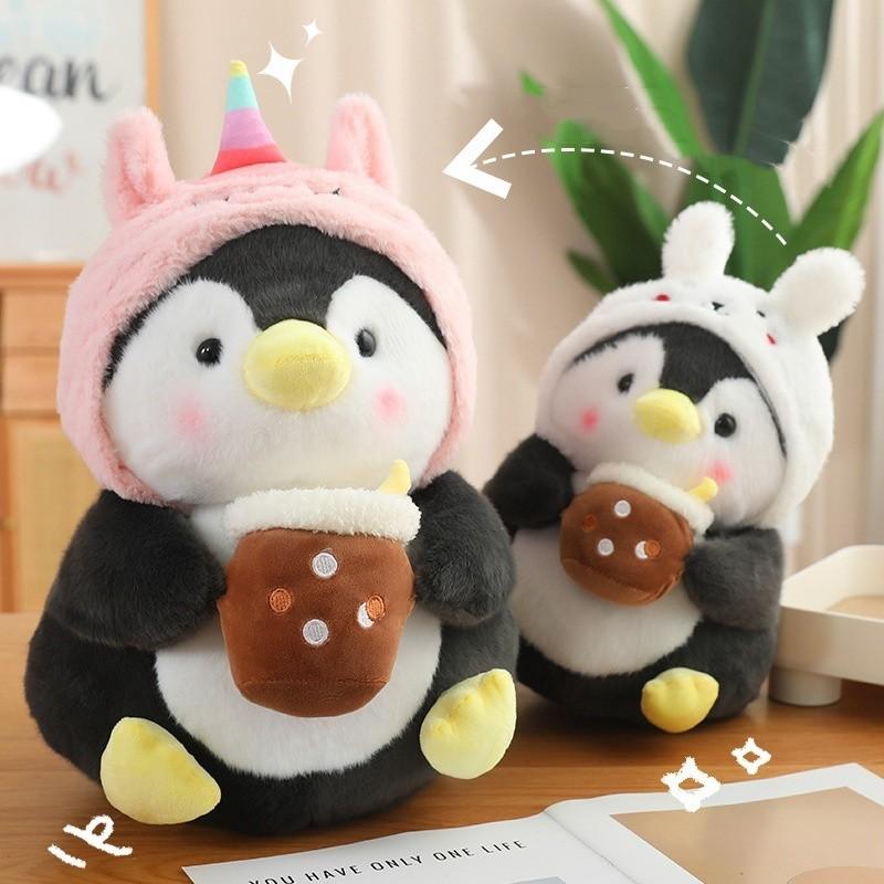 Adorable Cartoon Penguin Plush Toy Soft Stuffed Doll For Girls Birthday Gift