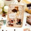 30 uds Paquete de pegatinas temáticas de café gourmet vintage para tienda de campaña a mano pegatinas decorativas DIY Material para Scrapbooking DIY