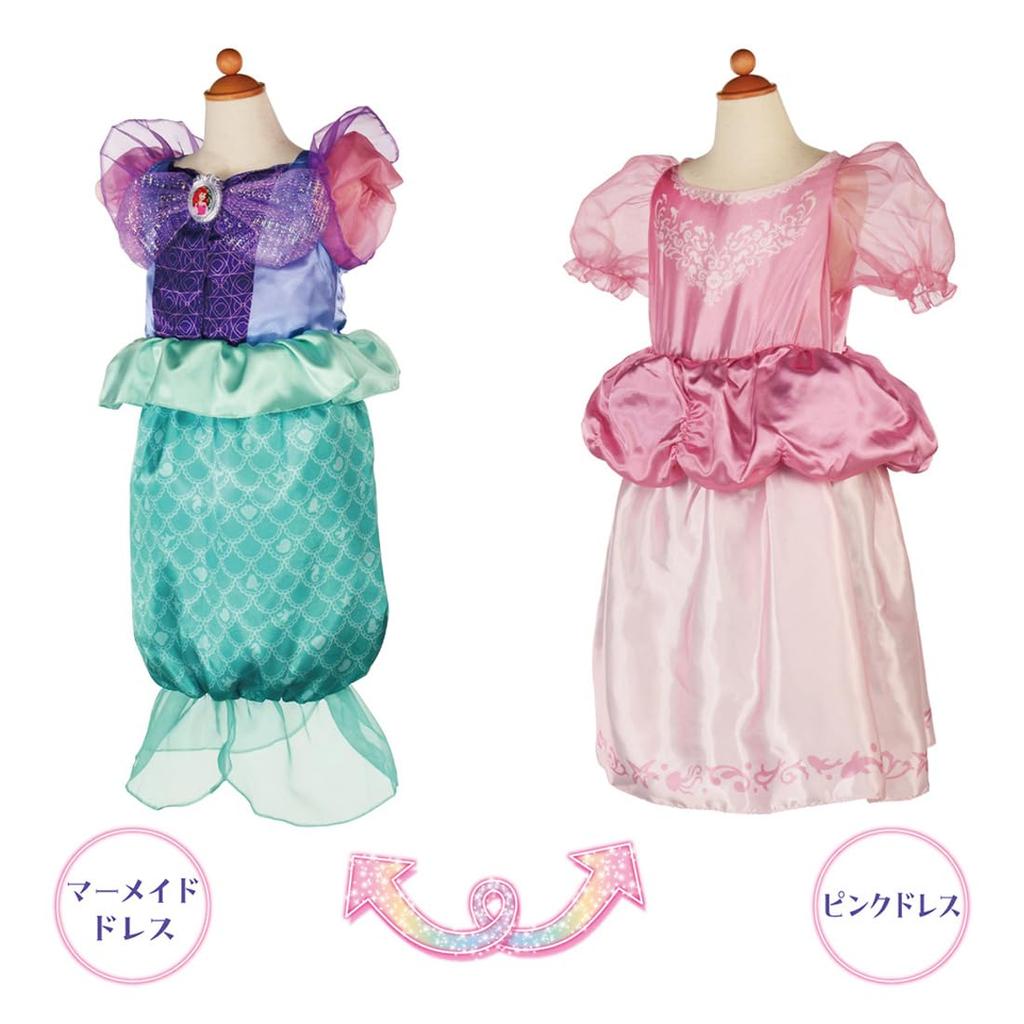 [Takara Tomy] [Official Domestic Product] Disney Princess Magical Curly Dress Ariel