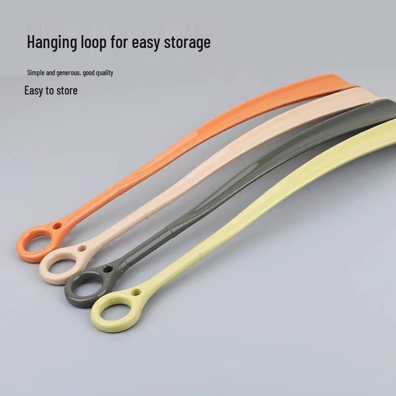 Long-Handled No-Bend Shoehorn for Easy Shoe Wearing - Ideal for Pregnant Women