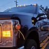 Car Vans Front and Rear Indicator Lights Boat Rear Night Driving Safety Warning Portable Round LED Headlight Side Marker Light