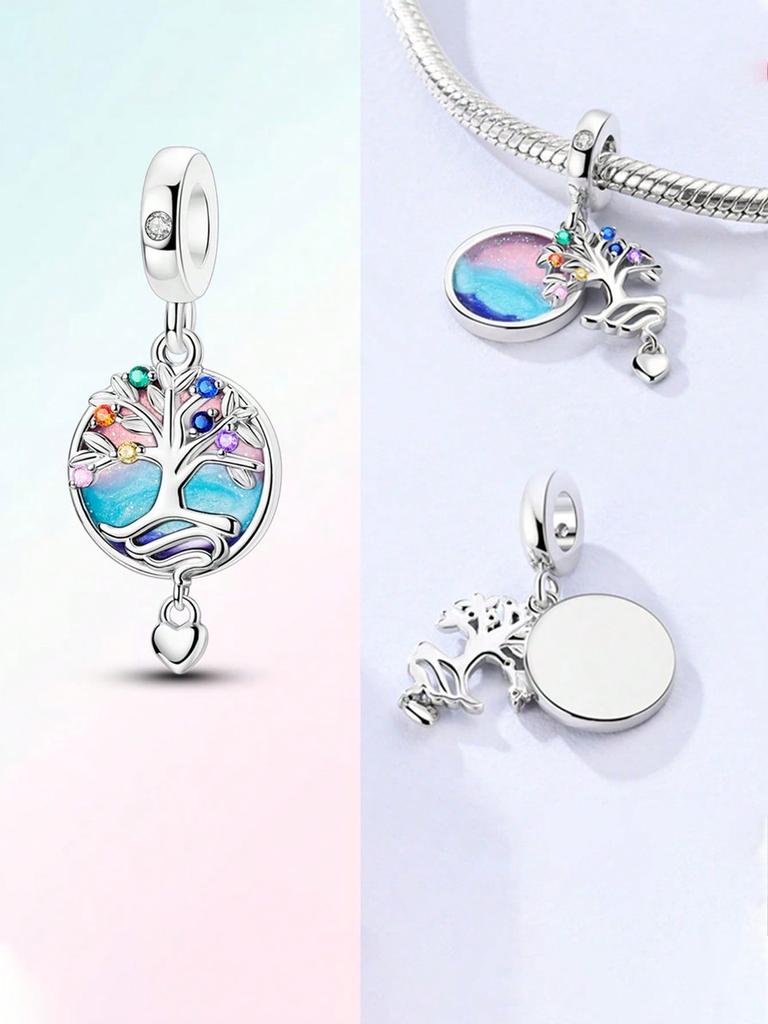 Copper Colors Rainbow Balloon Cat After The Rainbeads Charm Pendant For Original Bracelet For Women Diy Jewelry Love Gift