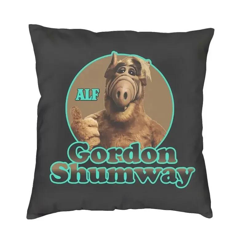 Fashion Alf Cushion Cover 45x45cm Polyester Alien Life Form Sci Fi Tv Show Pillow Case for Sofa Car Square Pillowcase Decoration