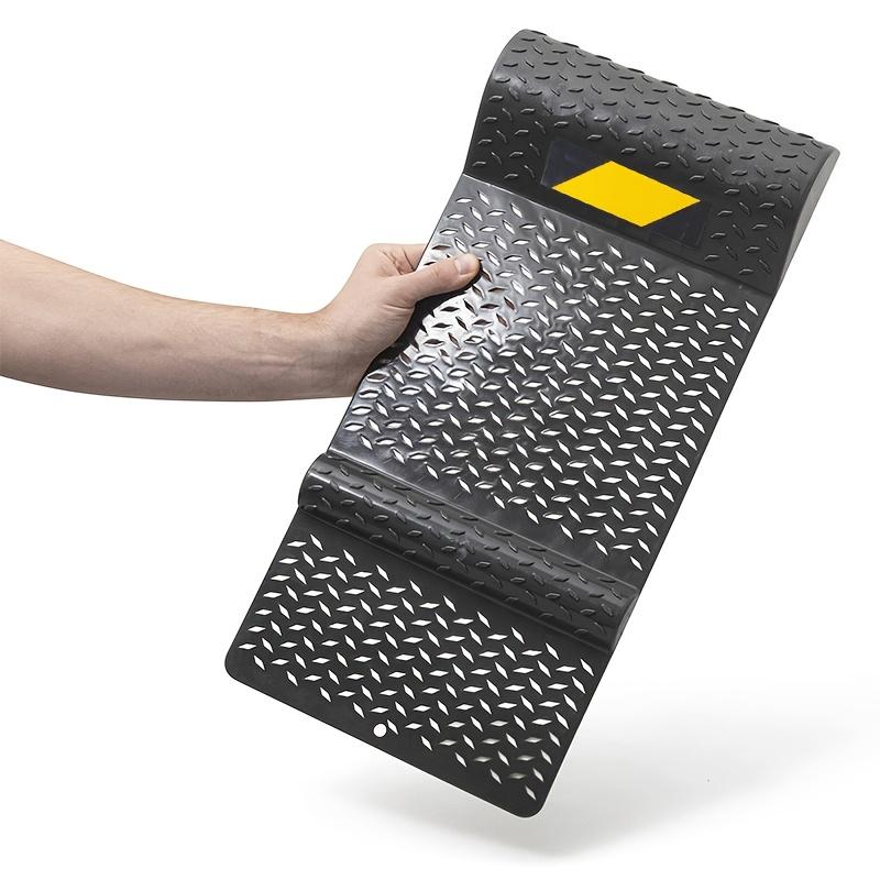 [Durable PE Material Parking Aid] 1pc Anti-Slip Car Parking Guide Mat, Universal Fit for Garage Vehicle Safety & Precision Parking Aid