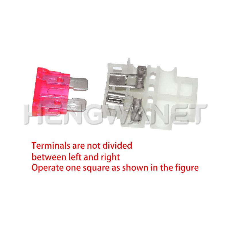 5PCS Standard Middle Fuse Holder + Boat Truck ATC ATO Blade Fuse 1A 2A 3A 4A 5A 7.5A 10A 15A 20A 25A 30A 35A 40A Fuses4