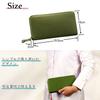 Cowhide Long Wallet That Can Separate Coins Olive [Toyooka Kobo] 3774-03