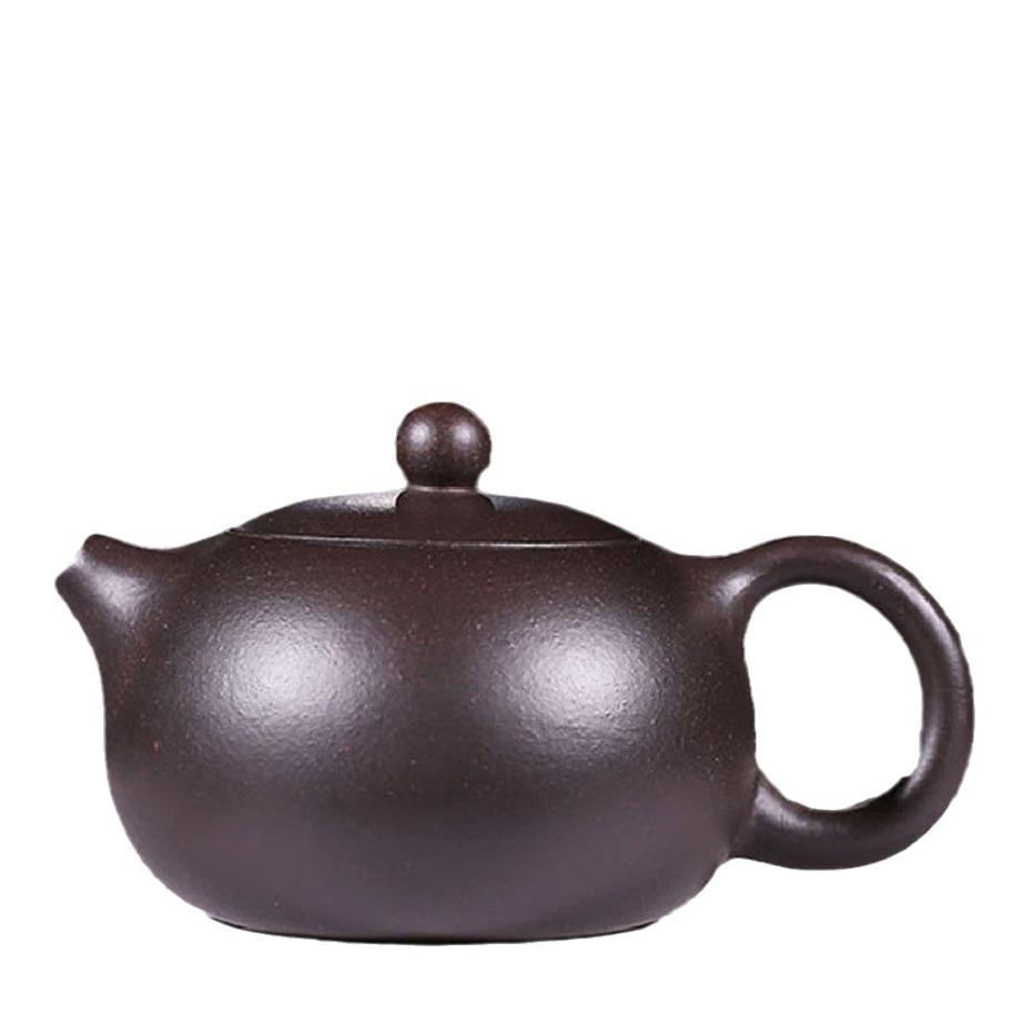 

Китайский исинский чайник, фиолетовый глиняный чайник Xishi, уникальная форма, чайник ручной работы, домашний чайник с шариковым отверстием, чайный набор Dahongpao Oolong 150 мл