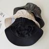 Japanese Simple Pleated Quick-Drying Sun Cap Summer Korean Version Breathable Thin Solid Color Bucket Hat