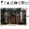 1 Multi-functional Medieval Castle Photography Background - Durable Polyester Knight Banner, Medieval Decoration