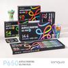 LANGUO 144/36 Colors Acrylic Painting Gel Pen Set 1.0mm Multi-Color Student Writing Drawing Marker Pens School Stationery P650
