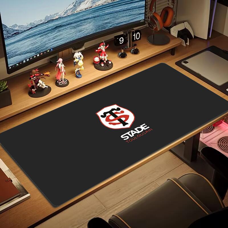 Stade Toulousain Mouse Pad Large Gaming Table Cushion Non-slip Laptop Tablet Big Mousepad XXL Mat Mini PC Playmat With Lock edge_xia