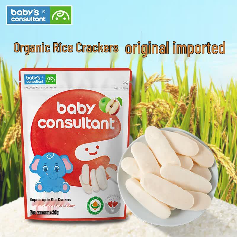 Baby Advisor Organic Rice Snacks for Toddlers