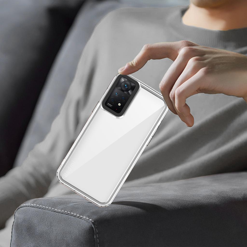For Xiaomi Redmi Note 11 Pro 5G (Qualcomm)/11 Pro 4G (MediaTek)/Note 12 Pro 4G PC+TPU Clear Case