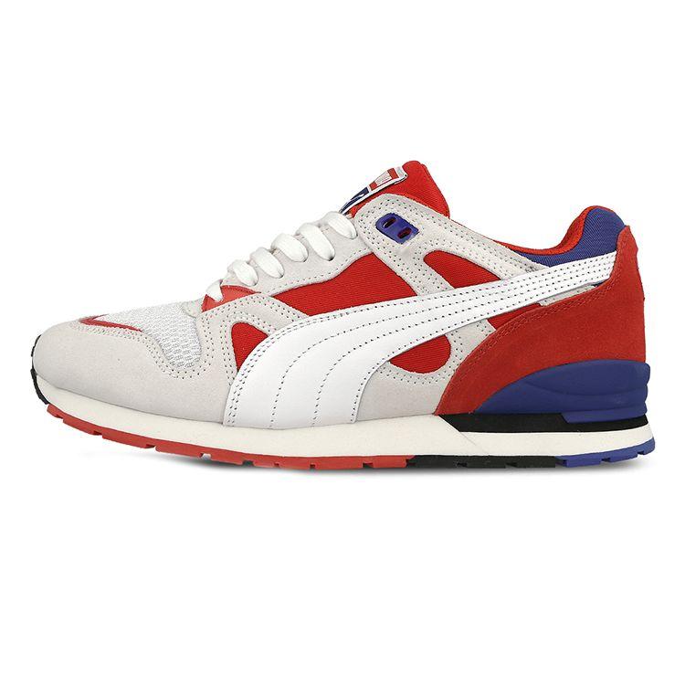 Puma Duplex Streetblock Trendy Color Block Shock Absorption Slip Resistant Durable Low Top Marathon Running Shoes Unisex Sneaker 363137-01