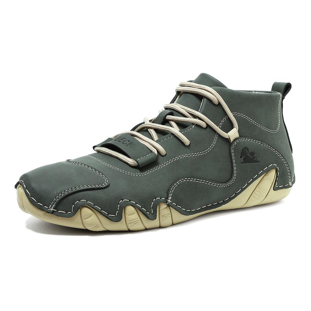 Spring Shoes for Men Women Leather Casual Shoes Pointed Toe Sport Shoes Street Lace-up Sneaker Big Size