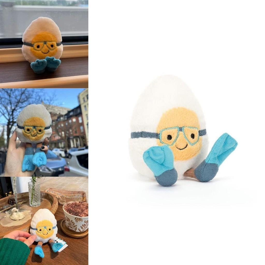 Cartoon Diving Egg Plush Doll Children Toy For Kids And Collectors