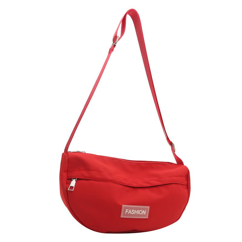 Large Capacity Fashionable Casual Bag Spring New Fashionable One Shoulder Crossbody Bag Korean Style Versatile Dumpling Bag Women's Bag