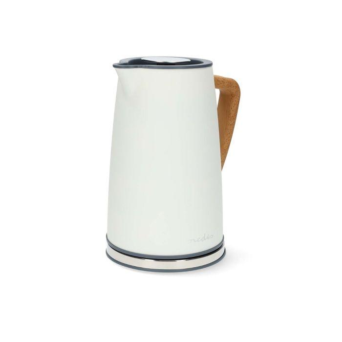 Bouilloire - Nedis - 1,7 L - Acier Inoxydable - 2200 W - Base Rotative 360°