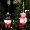 Cartoon Figure Christmas Ornament Electroplated Surface Figure Decor  Indoor Holiday Scene