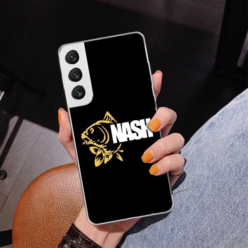 Nash Fishing Art Phone Case For Samsung Galaxy S24 S25 Edge S26 Ultra S23 S22 S21 Plus S20 FE + Personalized Print Cover Galaxy